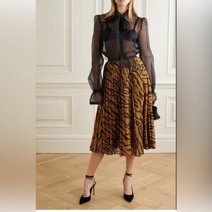 Adam Lippes tiger printed Skirt